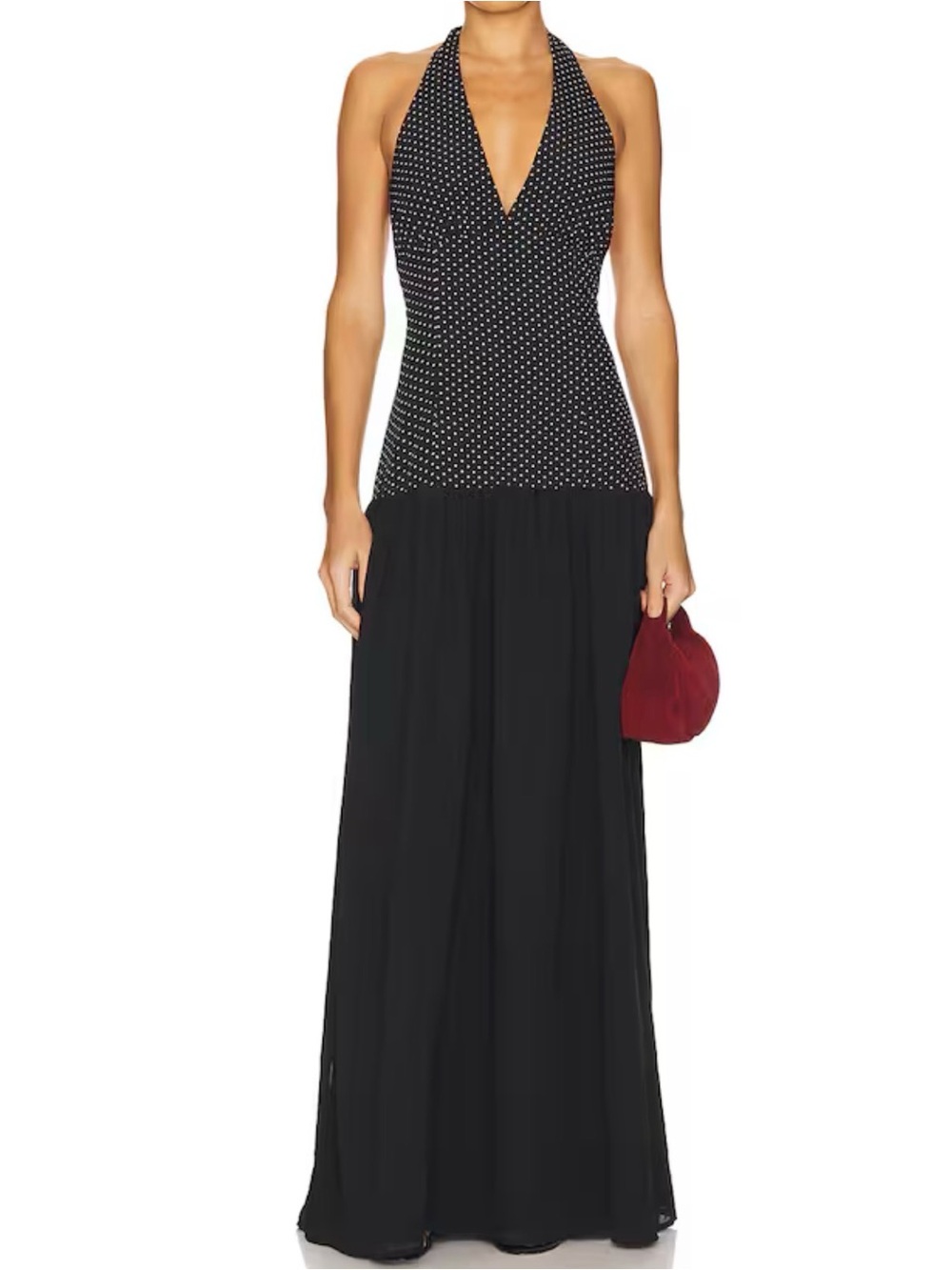 MORE TO COME Lile Maxi Dress in Polka Dots